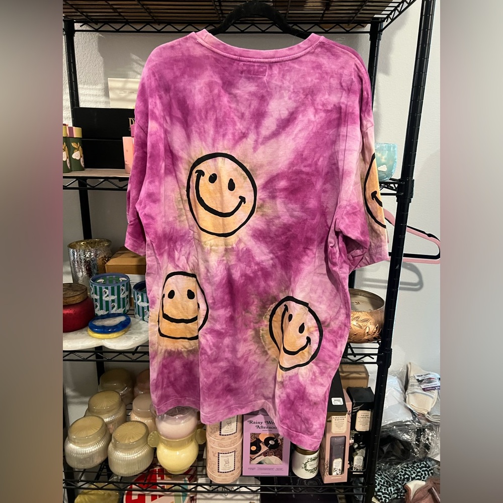 Market X Smiley Twilight Tie-Dye Tee, XL - Picture 5 of 5